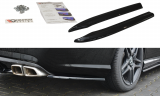 Maxton Design Boční lišty zadního nárazníku Mercedes E63 AMG W212 - černý lesklý lak