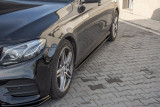 Maxton Design Prahové lišty Mercedes E43 AMG/AMG-Line W213 - černý lesklý lak