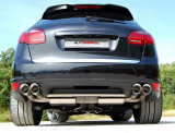 Catback exhaust Porsche Cayenne Turbo 4.8T V8 500hp E2 Milltek Sport - Resonated / Polished tips