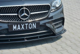 Maxton Design Spoiler předního nárazníku Mercedes E AMG-Line W213 Coupe - texturovaný plast