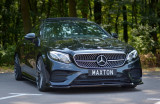 Maxton Design Spoiler předního nárazníku Mercedes E AMG-Line W213 Coupe V.2 - texturovaný plast