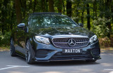 Maxton Design Spoiler předního nárazníku Mercedes E AMG-Line W213 Coupe V.2 - karbon