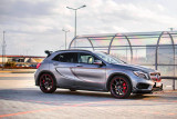 Maxton Design Spoiler předního nárazníku Mercedes GLA 45 AMG (X156) - černý lesklý lak