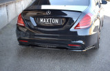Maxton Design Spoiler zadního nárazníku Mercedes S AMG-Line (W222) - černý lesklý lak