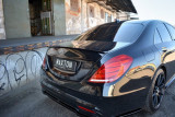 Maxton Design Lišta víka kufru Mercedes S (W222) - černý lesklý lak