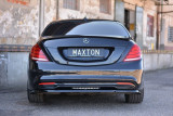Maxton Design Lišta víka kufru Mercedes S (W222) - černý lesklý lak