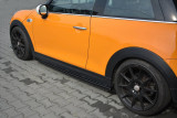 Maxton Design Prahové lišty Mini Cooper S (F56) 3-dveřový - černý lesklý lak