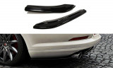 Maxton Design Boční lišty zadního nárazníku VW Passat CC R36/R-Line - texturovaný plast