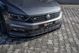 Maxton Design Spoiler předního nárazníku VW Passat B8 R-Line V.1 - texturovaný plast