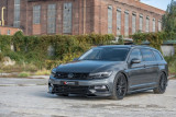 Maxton Design Spoiler předního nárazníku VW Passat B8 R-Line V.2 - karbon