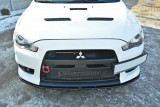 Maxton Design Spoiler předního nárazníku Mitsubishi Lancer EVO X V.2 - texturovaný plast