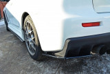 Maxton Design Boční lišty zadního nárazníku Mitsubishi Lancer EVO X - texturovaný plast