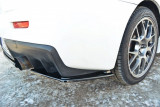 Maxton Design Boční lišty zadního nárazníku Mitsubishi Lancer EVO X - černý lesklý lak