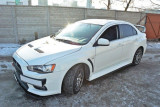 Maxton Design Prahové lišty Mitsubishi Lancer EVO X - černý lesklý lak