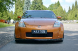 Maxton Design Spoiler předního nárazníku Nissan 350Z - texturovaný plast