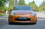 Maxton Design Spoiler předního nárazníku Nissan 350Z - černý lesklý lak