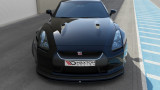 Maxton Design Spoiler předního nárazníku Nissan GT-R (R35) - černý lesklý lak