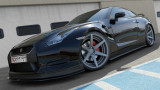 Maxton Design Prahové lišty Nissan GT-R (R35) - černý lesklý lak