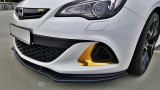 Maxton Design Spoiler předního nárazníku Opel Astra J OPC V.1 - texturovaný plast