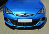 Maxton Design Spoiler předního nárazníku Opel Astra J OPC V.2 - černý lesklý lak
