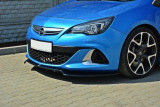 Maxton Design Spoiler předního nárazníku Opel Astra J OPC V.2 - černý lesklý lak