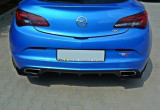 Maxton Design Boční lišty zadního nárazníku Opel Astra J OPC - černý lesklý lak