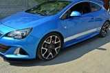 Maxton Design Prahové lišty Opel Astra J OPC - karbon