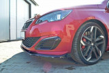 Maxton Design Spoiler předního nárazníku Peugeot 308 GTI Mk2 V.2 - texturovaný plast