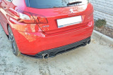 Maxton Design Spoiler zadního nárazníku s příčkami Peugeot 308 GTI Mk2 - karbon