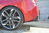 Maxton Design Boční lišty zadního nárazníku Peugeot 308 GTI Mk2 - texturovaný plast