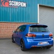 Turboback výfuk VW Golf 6 R 2.0 TFSI Scorpion Exhausts - Bez katalyzátoru bez rezonátoru