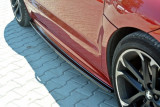 Maxton Design Prahové lišty Peugeot RCZ - černý lesklý lak