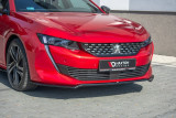 Maxton Design Spoiler předního nárazníku Peugeot 508 Mk2 V.1 - černý lesklý lak