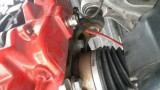 Pancéřované brzdové hadice Honda Civic Type R 2,0T FK2 Hose Technik - Křiklavě červené