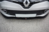 Maxton Design Spoiler předního nárazníku Renault Clio Mk4 - černý lesklý lak
