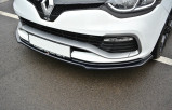 Maxton Design Spoiler předního nárazníku Renault Clio RS Mk4 - černý lesklý lak