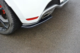 Maxton Design Boční lišty zadního nárazníku Renault Clio RS Mk4 - černý lesklý lak