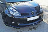Maxton Design Spoiler předního nárazníku Renault Clio RS Mk3 - černý lesklý lak
