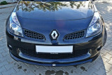 Maxton Design Spoiler předního nárazníku Renault Clio RS Mk3 - černý lesklý lak
