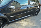 Maxton Design Prahové lišty Renault Clio RS Mk3 - černý lesklý lak