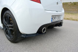 Maxton Design Boční lišty zadního nárazníku Renault Clio RS Mk3 Facelift - černý lesklý lak