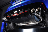 Catback výfuk Honda Civic Type R FK2 Milltek Sport - bez rezonátoru / titanově modré koncovky