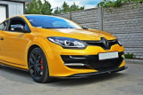 Maxton Design Spoiler předního nárazníku Renault Megane RS Mk3 V.2 - černý lesklý lak
