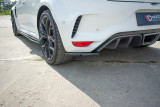 Maxton Design Boční lišty zadního nárazníku Renault Megane RS Mk4 - texturovaný plast