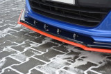 Maxton Design Spoiler předního nárazníku Subaru BRZ Facelift V.4 - černý lesklý lak + červená