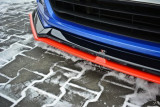 Maxton Design Spoiler předního nárazníku Subaru BRZ Facelift V.5 - texturovaný plast + červená