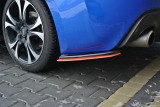 Maxton Design Boční lišty zadního nárazníku Subaru BRZ Facelift V.2 - texturovaný plast + červená