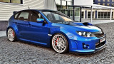 Maxton Design Spoiler předního nárazníku Subaru Impreza Mk3 WRX STI Facelift - texturovaný plast
