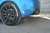 Maxton Design Boční lišty zadního nárazníku Subaru Impreza Mk3 WRX STI - černý lesklý lak