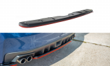 Maxton Design Spoiler zadního nárazníku Subaru WRX STI V.2 - texturovaný plast + červená
